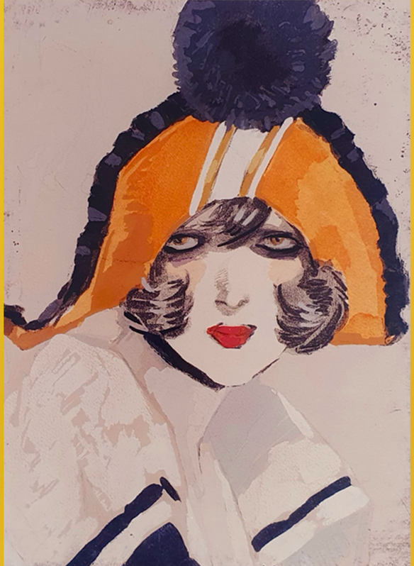 Illustrazione art déco Bellerrimo