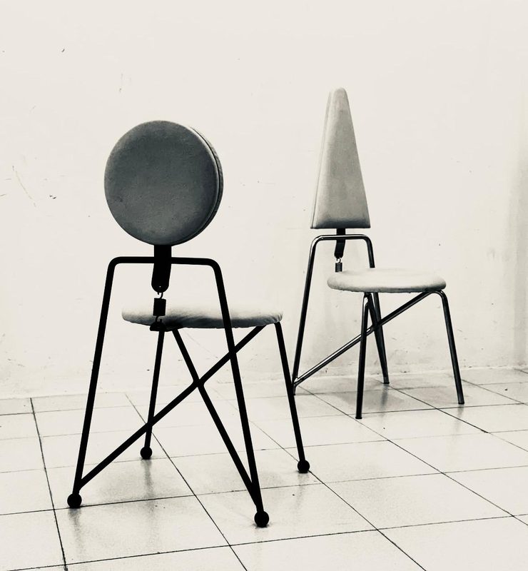 Coppia di sedie di design — Bellerrimo