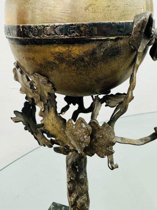 Antico trofeo di gara Liberty - Marmo e lega metallica - anni 1920/30 — fotografia 3