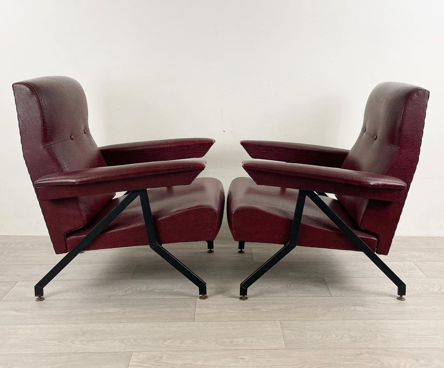 Coppia di poltrone Anni 50/60 (reclinabili)