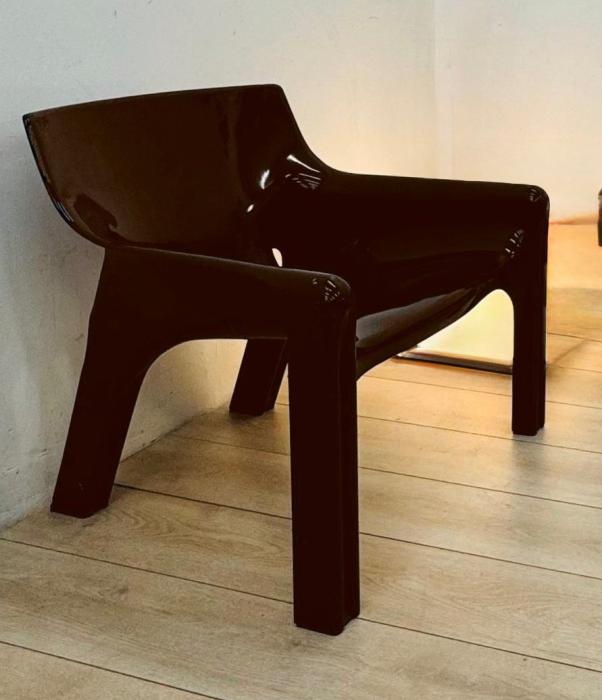 Coppia poltrone VICARIO Artemide / Vico Magistretti — fotografia 6