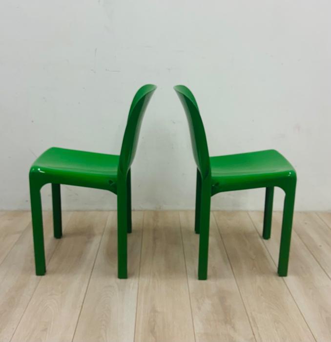 Coppia sedie SELENE - Artemide / Vico Magistretti — fotografia 4