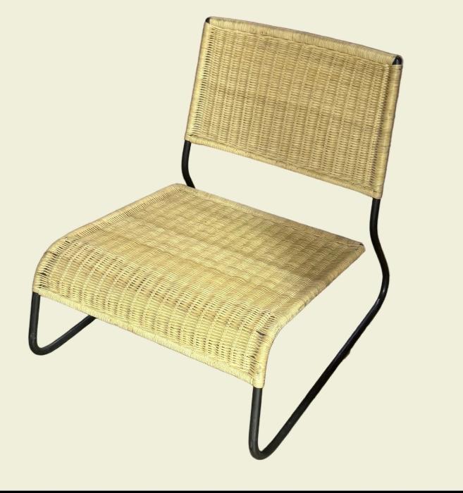 POLTRONCINA IN METALLO E MIDOLLINO — fotografia 3