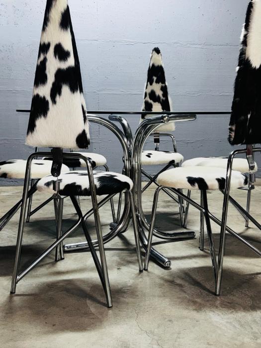 Sedie Design Rach Finazzi - Cavallino e Metallo | Modernariato 1990 — fotografia 6