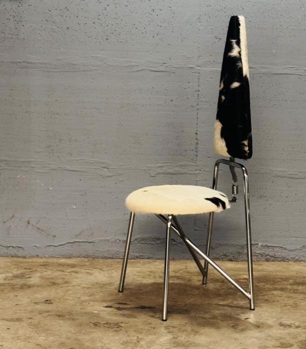 Sedie Design Rach Finazzi - Cavallino e Metallo | Modernariato 1990 — fotografia 8