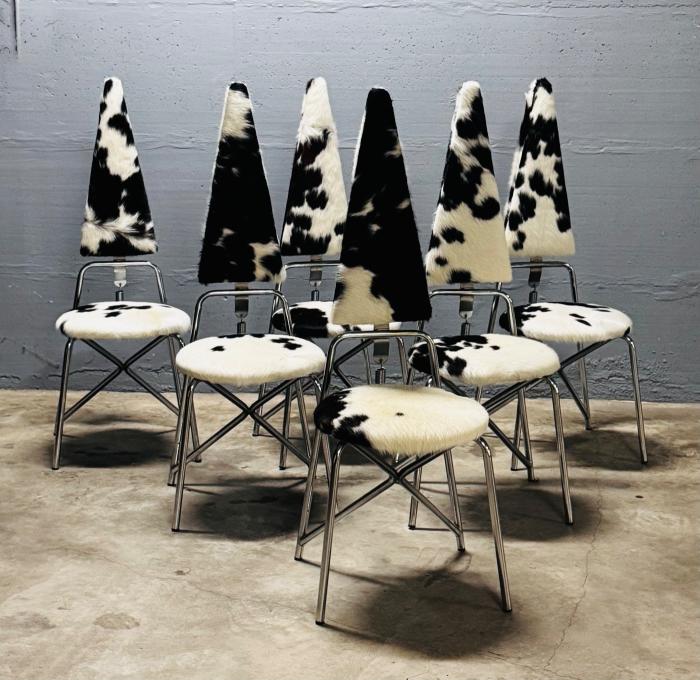 Sedie Design Rach Finazzi - Cavallino e Metallo | Modernariato 1990 — fotografia 1