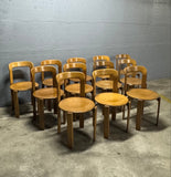 Set 12 sedie design Bruno Rey - Dietiker anni 1970