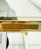 TAVOLINO PIERRE VANDEL - PLEXIGLASS VETRO E METALLO  ANNI 1970 PARIGI