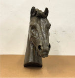 SCULTURA TESTA DI CAVALLO - Gesso anni 1980